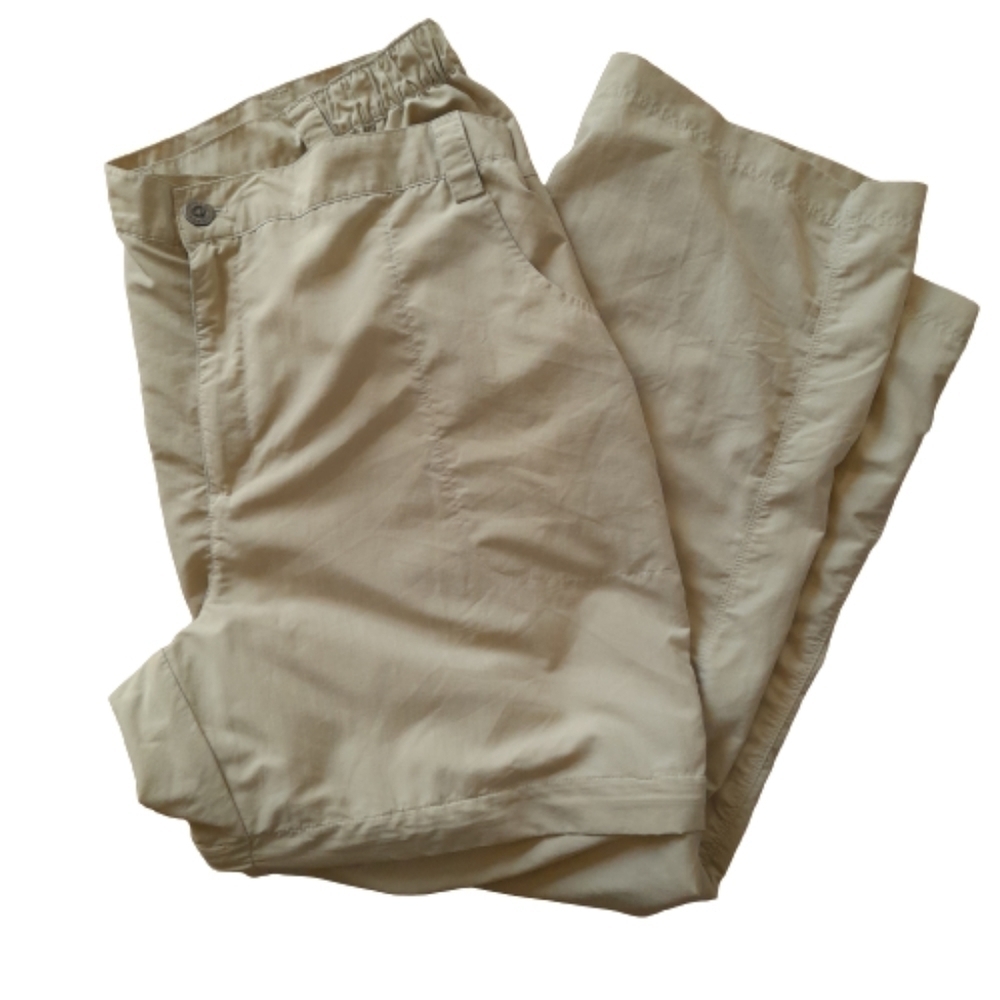 White Sierra Convertible Hiking Cargo Pants  Activewear Women 2X